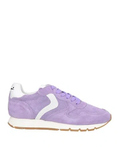 Voile Blanche Woman Sneakers Purple Size 7 Leather