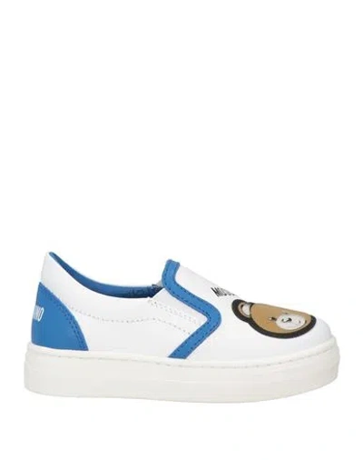 Moschino Kid Toddler Girl Sneakers White Size 10c Leather In White