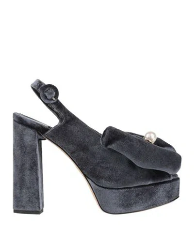 Islo Isabella Lorusso Woman Sandals Midnight Blue Size 7 Textile Fibers