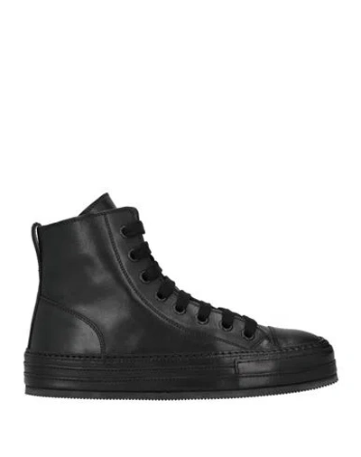 Ann Demeulemeester Woman Sneakers Black Size 7.5 Leather