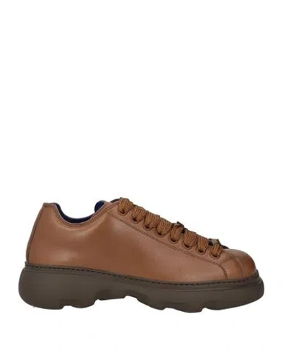 Burberry Leather Ranger Sneakers With Laces