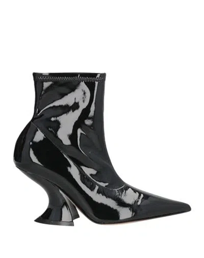 Casadei Woman Ankle Boots Black Size 8 Textile Fibers