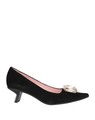 Ras Woman Pumps Black Size 8 Leather