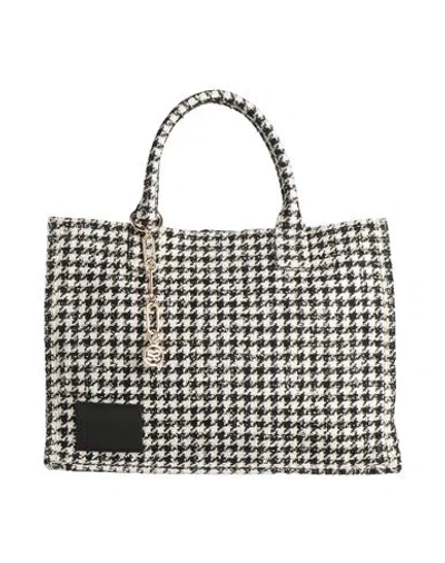Sandro Woman Handbag Ivory Size - Cotton, Acrylic, Polyester, Viscose, Polyamide