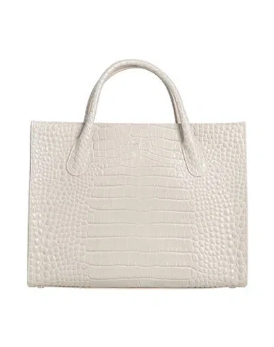 Blumarine Woman Handbag Light Grey Size - Cow Leather