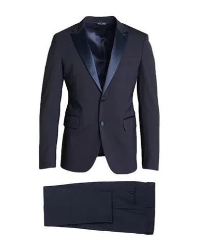 Brian Dales Man Suit Midnight Blue Size 44 Wool In Blue