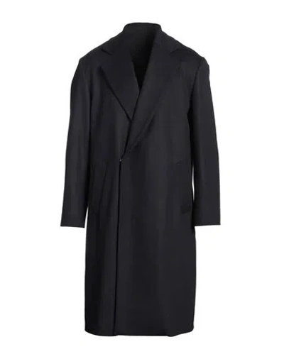 Costumein Tristan Coat In Black Wool In Black