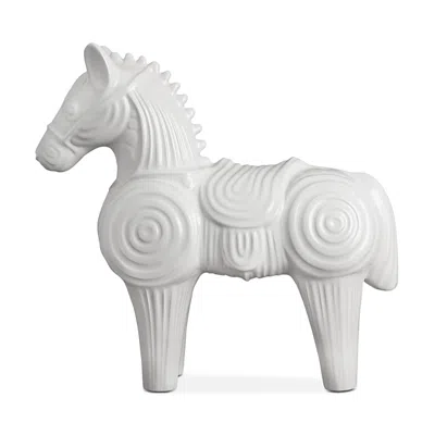 Jonathan Adler Menagerie Horse Sculpture In White