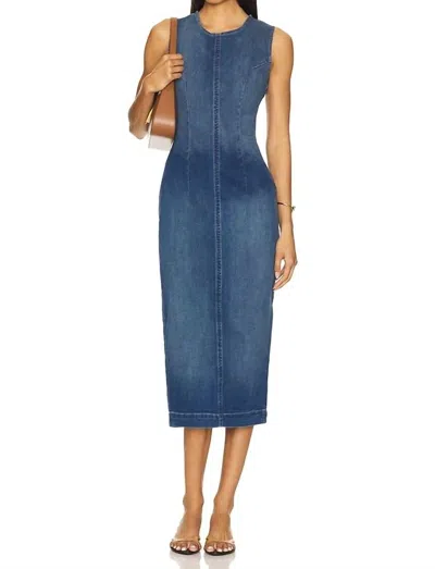 Dl1961 - Women's Esme Denim Midi Dress In Blue Harbor
