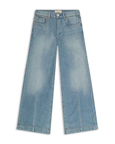 Dl1961 Girl's Nini Wide Leg Jeans In Blue