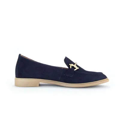 Gabor Women's Suede Loafers In Atlantic Blue