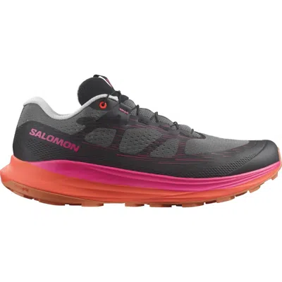 Salomon Men's Ultra Glide 2 Trail Running Shoes In Plum Kitten/black/pink Glo