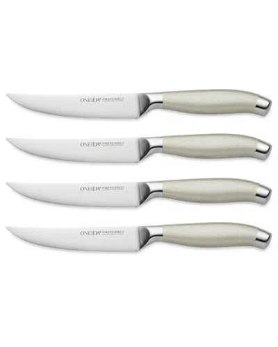 Oneida Preferred Set Of 4 Steak Knives In Neutral