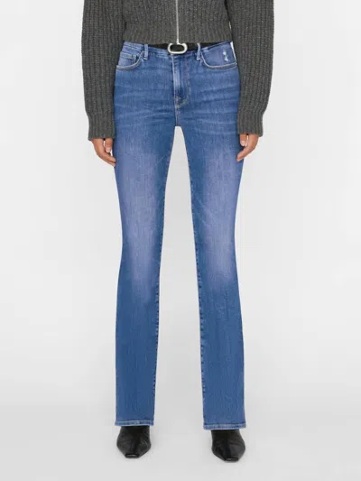 Frame Le Mini Boot Jean In Toledo In Blue