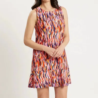 Jude Connally Melanie Dress In Mod Watercolor Poppy In Multi