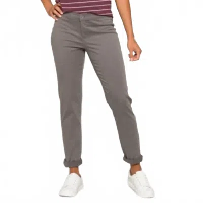 Lila Ryan Zuri Tapered Chino Pants In Steel Grey