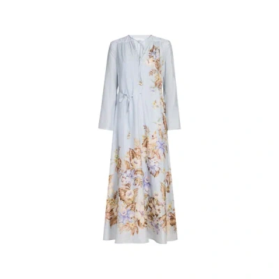Zimmermann Robe Midi Coco Billow Maxi