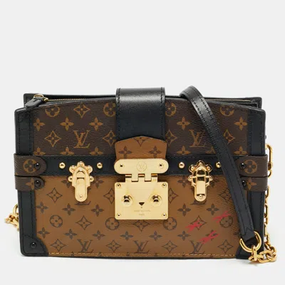Pre-owned Louis Vuitton Monogram Reverse Canvas Trunk Clutch Bag