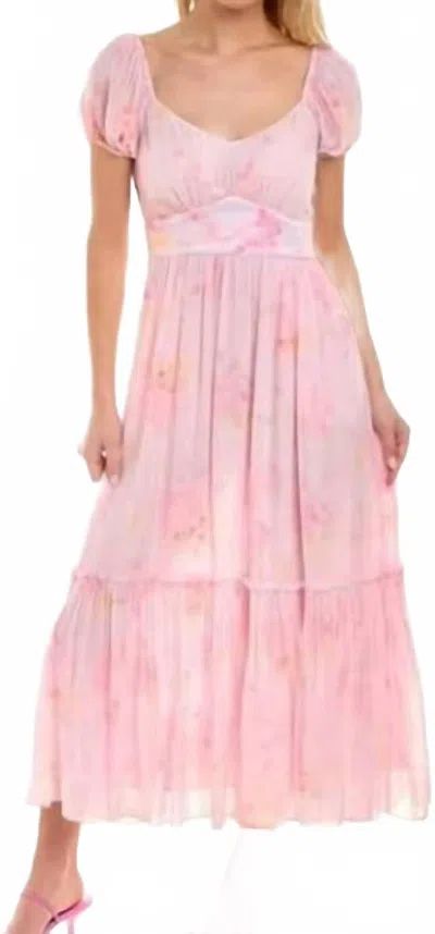 Loveshackfancy Angie Dress In Summer Morning In Pink