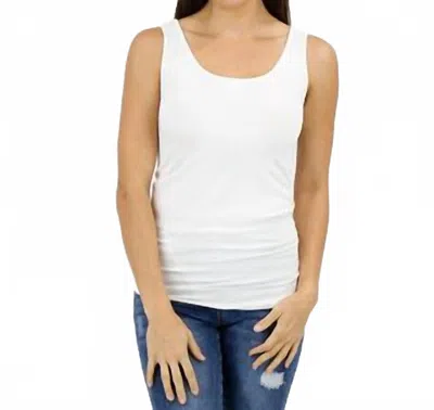Grace & Lace Perfect Fit Tank Top In Ivory In Yellow