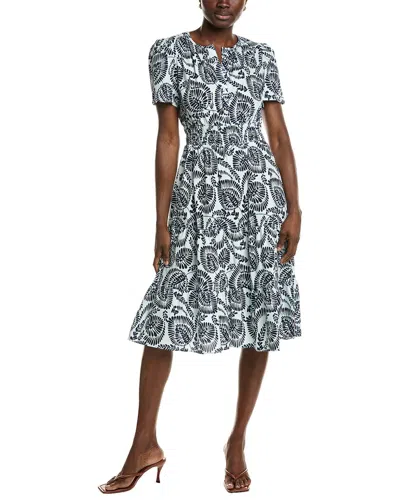 Nanette Lepore Smocked Midi Dress In Black