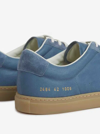 Common Projects Blue Bball Duo Slim Sneakers In Multi