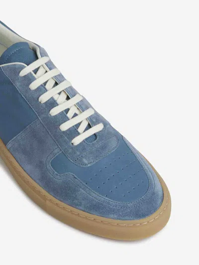 Common Projects Blue Bball Duo Slim Sneakers In Multi