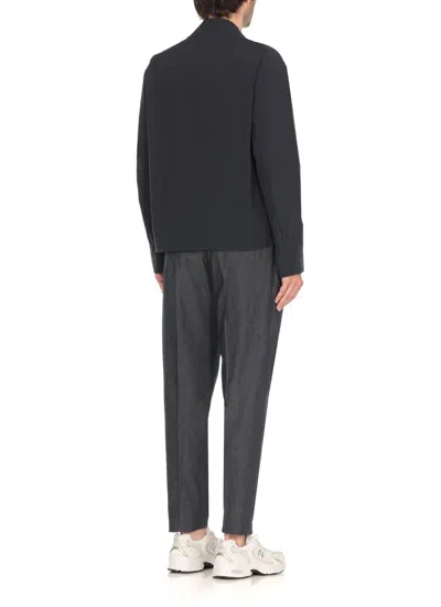K-way Barion Cotton Like Jacket In Blue