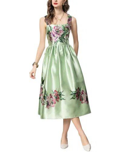 Burryco Midi Dress In Green