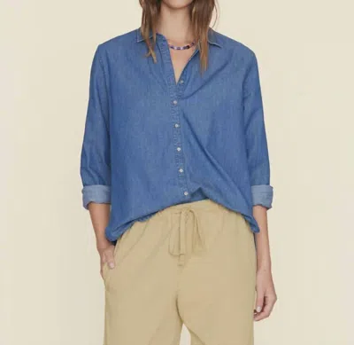 Xirena Beau Shirt In Bue Rinse In Blue
