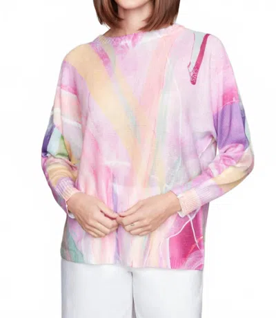 Clare Desjardins Bird Of Paradise Wearable Artwork Sweater In Multi