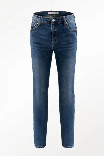 Tractr Women's Nina High Rise Skinny Jeans In Blue In Blue