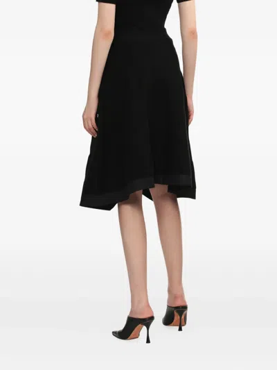 3.1 Phillip Lim Asymmetric-design Midi Skirt In Black