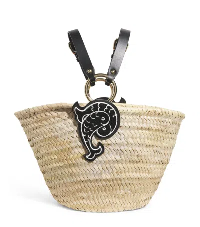Pucci Straw Pesci Basket Bag