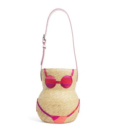 Pucci Woven Bikini Nella Bucket Bag