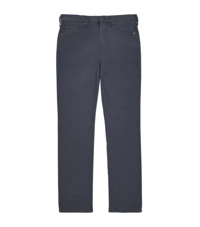 Paige Stretch Denim Federal Jeans In Blue