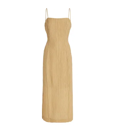 By Malene Birger Lucille Midi Dress In Gold