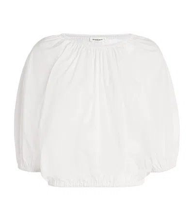 By Malene Birger Organic Cotton Lelow Blouse In White