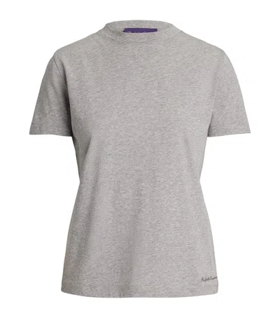 Ralph Lauren Cotton Hallie T-shirt In Gray