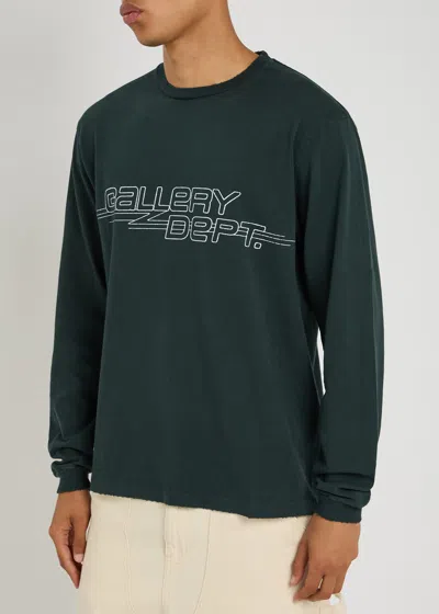 Gallery Dept. Skate Printed Cotton T-shirt In Green