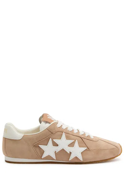 Amiri Pacific Appliquéd Suede Sneakers