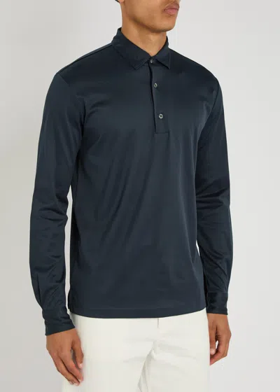 Aurélien Cotton-jersey Polo Shirt In Green