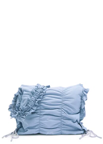 Damson Madder Ruched Shell Shoulder Bag