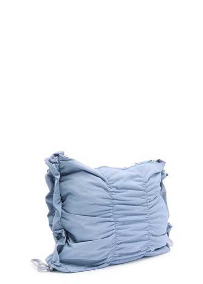 Damson Madder Ruched Shell Shoulder Bag