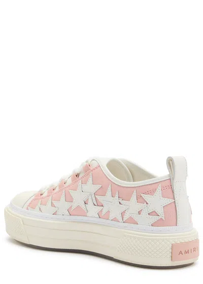 Amiri Stars Low-top Canvas Platform Sneakers