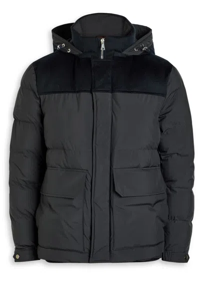 Aurélien Tech Wool-blend And Shell Ski Jacket In Black