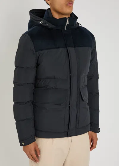 Aurélien Tech Wool-blend And Shell Ski Jacket In Black