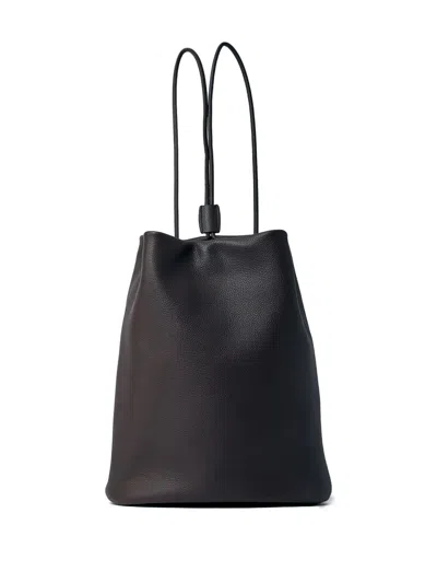 The Row Joe Pebble-grain Drawstring Backpack