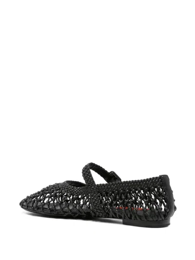 Simon Miller Leather Ballet Flats In Black