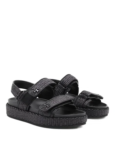 Tory Burch Kira Woven Platform Sandals
